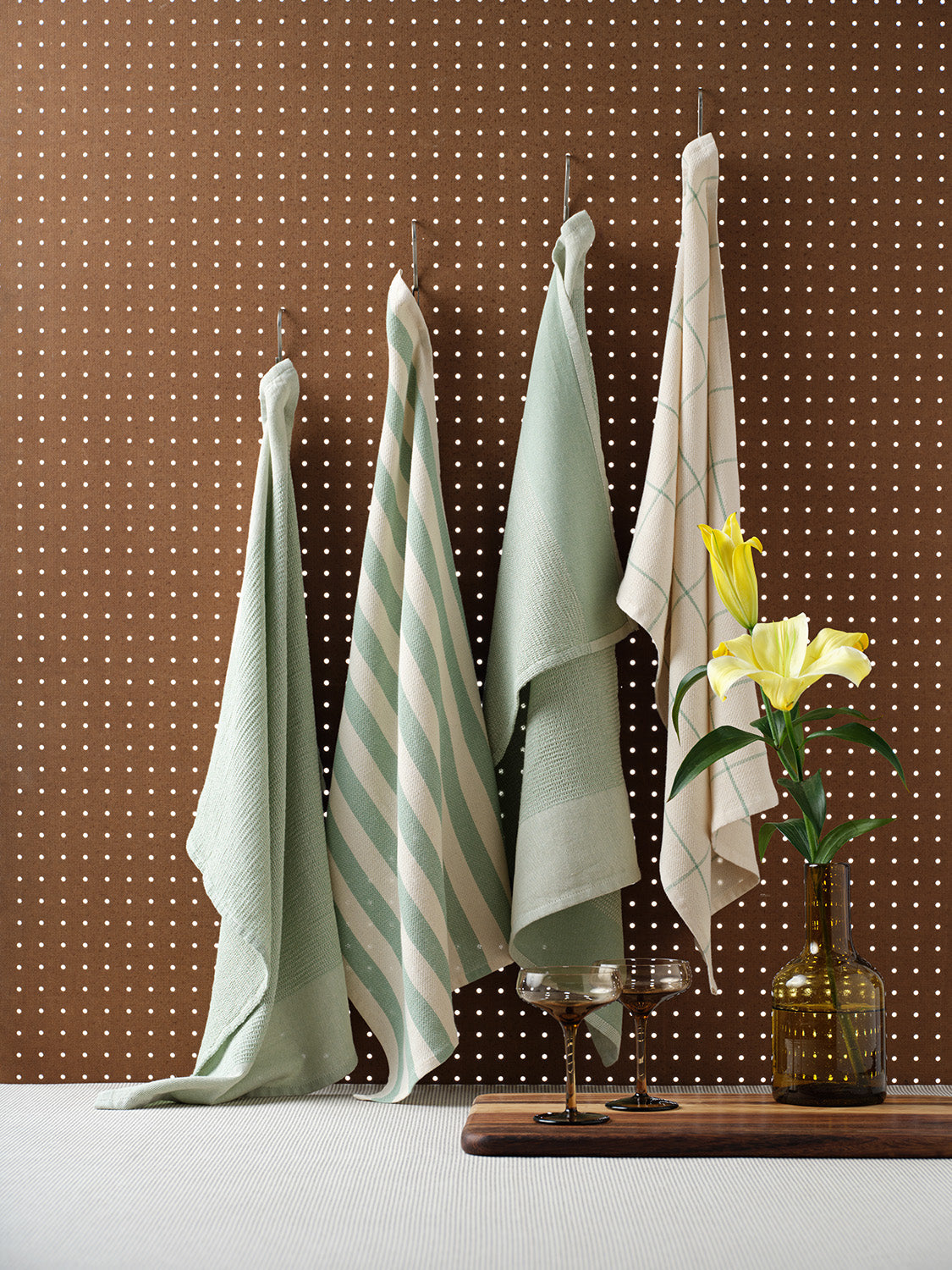 Cotton Kitchen Towels, Set of 4
