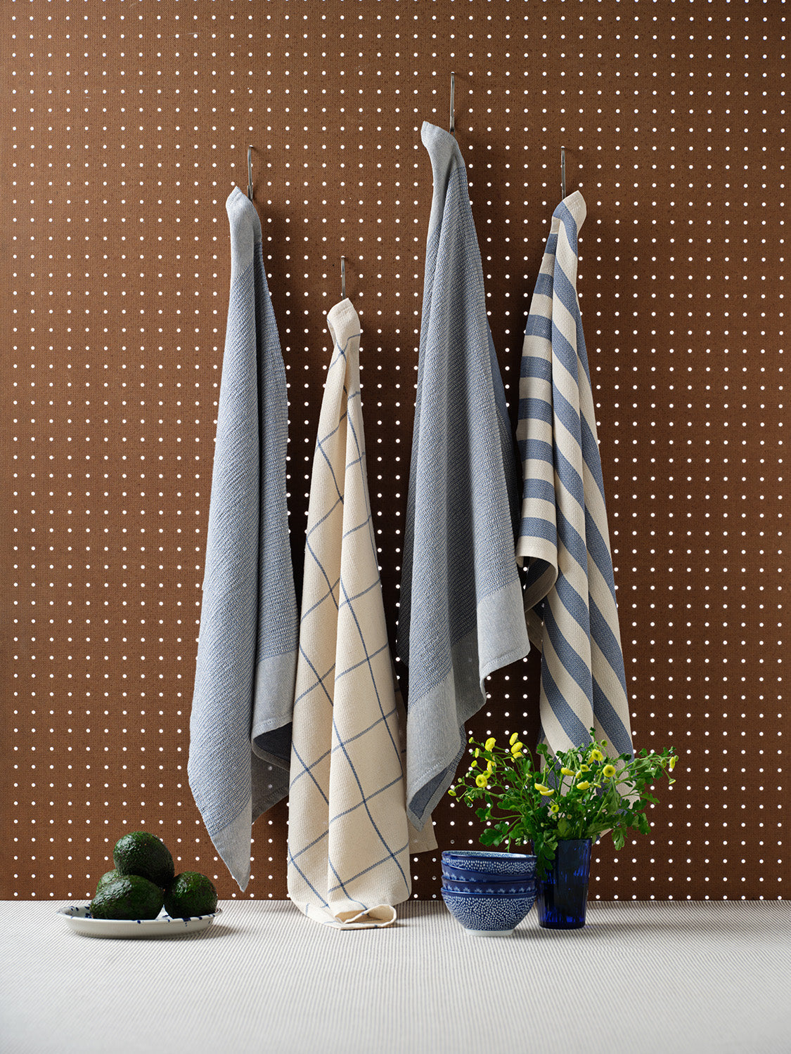 Cotton Kitchen Towels, Set of 4